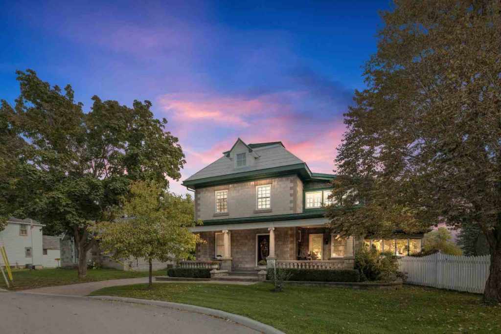 Stone Porch Entrance